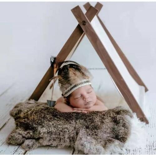 Infant Photograph Props Newborn Small Small Tent Handmade Baby Photo Shooting Cotton Cloth Canopy Photo Fotografia Posing Acces