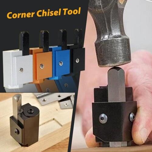 Corner Chisel Tool High Accuracy Quick Cutting Hinge Recess Corner Wood Chiseling Tool for Squaring Hinge Recess XH8Z