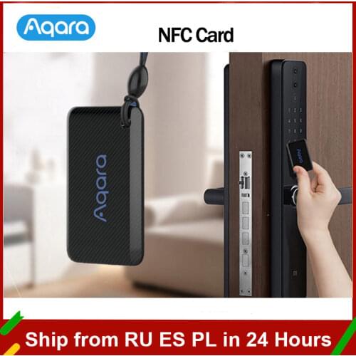 Xiaomi Aqara Smart Door Lock NFC Card Support Aqara Smart Door Lock N100 N200 P100 APP Control EAL5+ Chip For Home Security