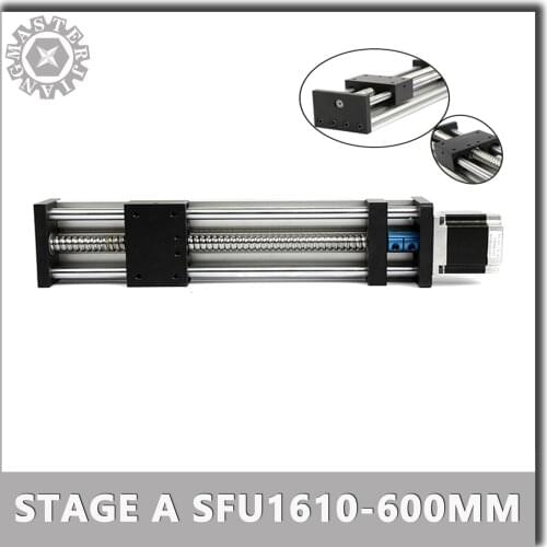 Stage A SFU1204-300mm Linear Guide Rails Linear Actuator System Module Table Ball Screws 300mm SFU1204 Travel Length Guide
