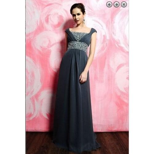 Womens Mesh bead Long Wedding Evening Formal Ball Gown Party Dress Elegant Lady Luxury Floral chiffon Insert Fit Flare Vestidos