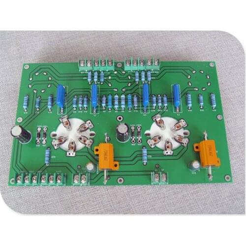 6N8P pushes FU7/807 single-end tube power amplifier board, 5Z3P bile rectifier.sound is lively and flexible,output power 9W×2