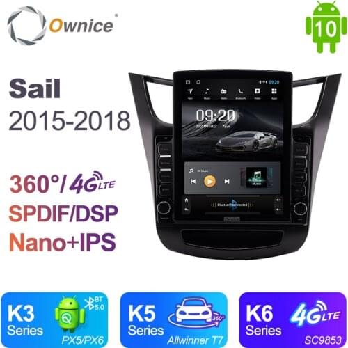 Ownice Android 10.0 for Chevrolet Sail 2015 - 2018 Car Radio 2 DIN Auto Multimedia Video Audio GPS Player head Unit 4G LTE DSP