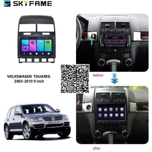 SKYFAME 4G+64G Car Radio Stereo For VW Touareg 2002-2010 Android Multimedia System GPS Navigation DVD Player