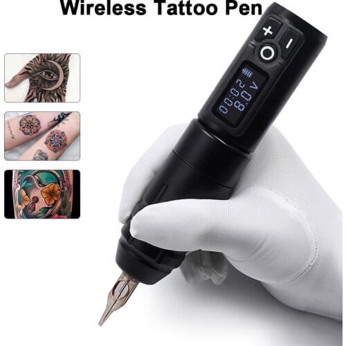 Wireless Tattoo Machine Pen Professional Customized Motor Tattoo Gun Lithium Battery Fast Charge Mute Low Vibration