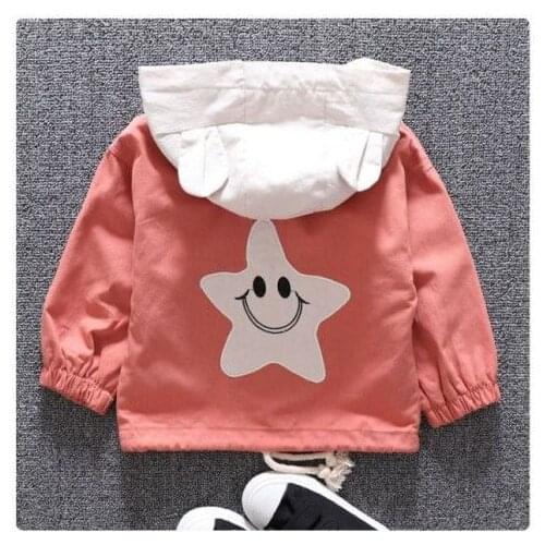 Girl Baby Waterproof Coat Spring Trench Coat Kids Baby Summer Jacket Infant Boys Child Fashion Clothes Hooded Outerwear 1-6 Yrs