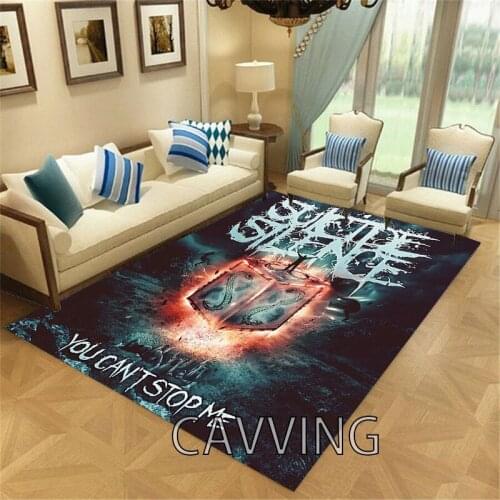 Suicide Silence 3D Print Carpets Soft Flannel Rug Mat Rugs Anti-slip Large Rug Carpet Home Decoration for Living Room Q01