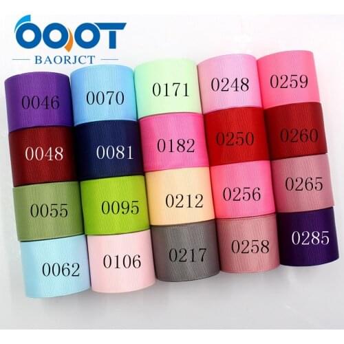OOOT BAORJCT 181015-L38mm-2,38mm 10yards Solid Color Ribbons Thermal transfer Printed grosgrain,DIY Clothing handmade materials