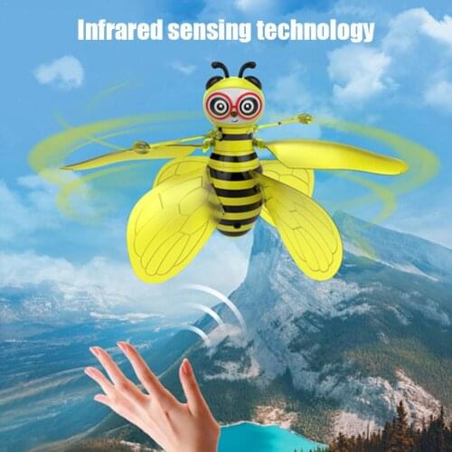 Little Bee Drone Gesture-Sensing Aircraft Suspended Mini Induction Suspension RC Aircraft Flying Suspended Children Outdoor Toys