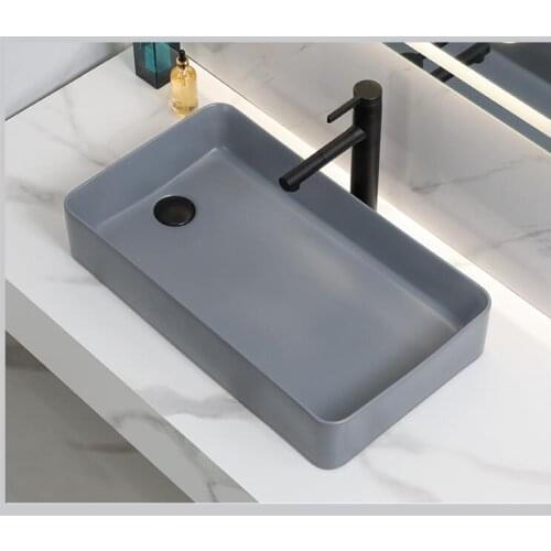 Bathroom Hotel Sink Art Basin Above Counter Mounting Single Bowl White Wash Basin 620-4