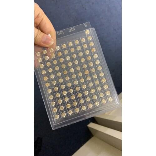 Wholesale Price 1ct Small Size Round Lab Created Moissanite Loose Gemstones Shining Gem Stone 모이사나이트 Arco E Flecha