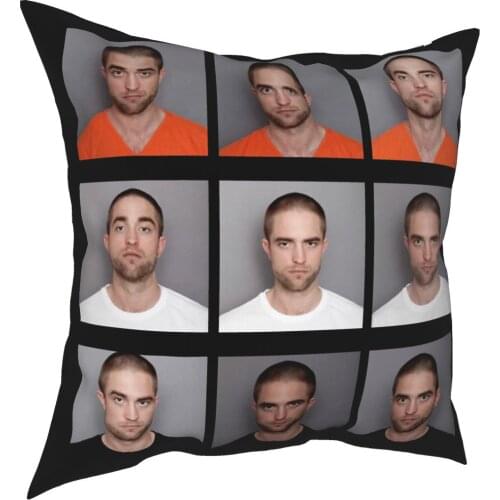 Not A Good Time Robert Pattinson Pillow Cover Home Decorative Rob Cushions Throw Pillow for Living Room Double-sided Printing