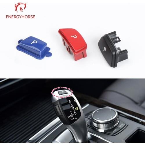 Car Gear Lever Auto Parking Button Cap Letter P Button For BMW X5 X6 F15 F16