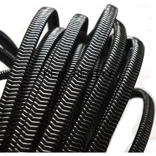 REAL BESTXY 1m/lot 11*6.20mm flat cords for bracelets bangle making nylon rope wide cords with steel wire diy jewelry accessory