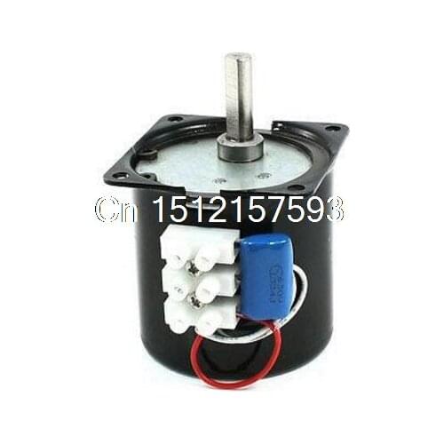 60KTYZ 60mm Diameter Synchronous Reduction Geared Motor 220/240VAC 20RPM 14W