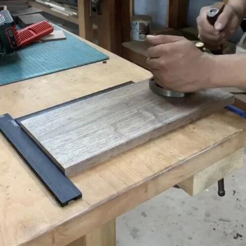 Bench Woodworking Tools Auxiliary Clamp Workbench Table 19mm 20mm Dog Hole Baffle Plate Aluminum Alloy DIY Planing Stop Board