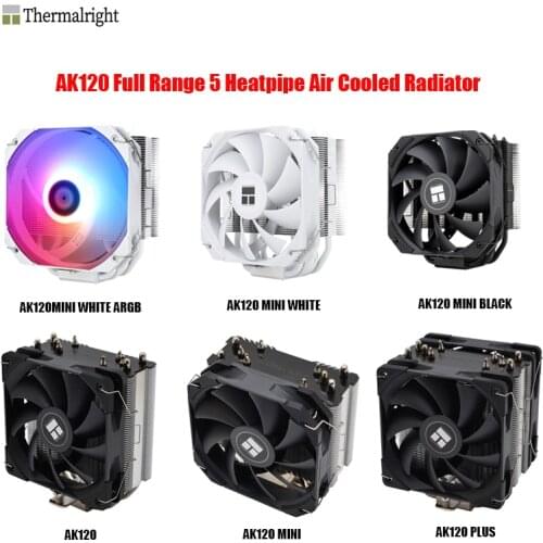 Thermalright AK120 AK120Plus Ak120Mini CPU air-cooled radiator dual platform For intel 115x 2011 2066 AMD AM4 CPU Cooling Fan