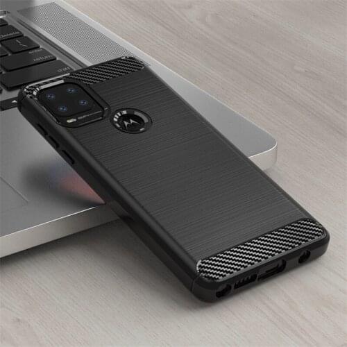 Shockproof Carbon Fiber Cover For Motorola Moto G Stylus 5G Case Moto G Stylus 5G Silicone Back Case For Moto G Stylus 5G Fundas