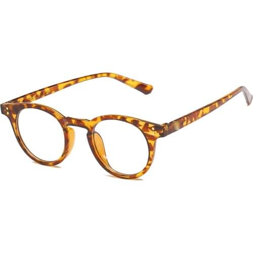 Vintage Unisex Clear Lens PC Frame Plain Glasses Women Computer Eyeglasses Anti-blue BlockingTransparent Clear Optical Glasses