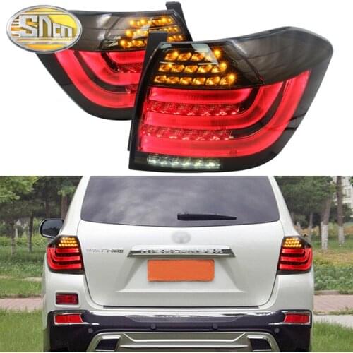 Car LED Tail Light Taillight For Toyota Highlander 2008 - 2014 Rear Running Light + Brake + Reverse Lamp + Turn Signal