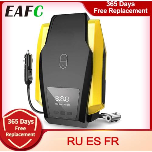 Car LED Digital Display Air ComprESSor Portable Inflatable Pump 12V Automobile Tire Fast Inflator Mini Electric Auto For Trave