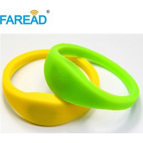 Free shipping x100pcs UHF Alien H3 RFID Wristband For Sauna bath center, supermarket