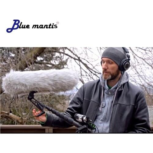 Blue mantis Blimp Windshield & Suspension For Shotguns Microphones Cage Handle Shock Absorber Wind Sweater Mic Cable