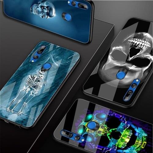 Death Prayer Grim Reaper Tempered Glass Phone Case For Huawei honor 8X 9 10i 20i 20Lite 20Pro 30 Pro Cover Shell