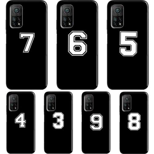 Custom Football Lucky number Case For Xiaomi Mi 11 Ultra 9 10 Lite Mi 10T Pro Note 10 Lite Cover For POCO X3 Pro M3 F3