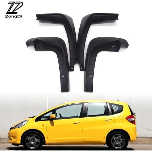 ZD Car Front Rear Mudguards For Honda Fit / Honda Jazz 2011 2012 2013 Hatchback Accessories Mudflaps Car-styling 1Set Fenders