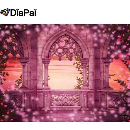 DIAPAI Diamond Painting 5D DIY 100% Full Square/Round Drill "Window scenery" Diamond Embroidery Cross Stitch 3D Decor A24328