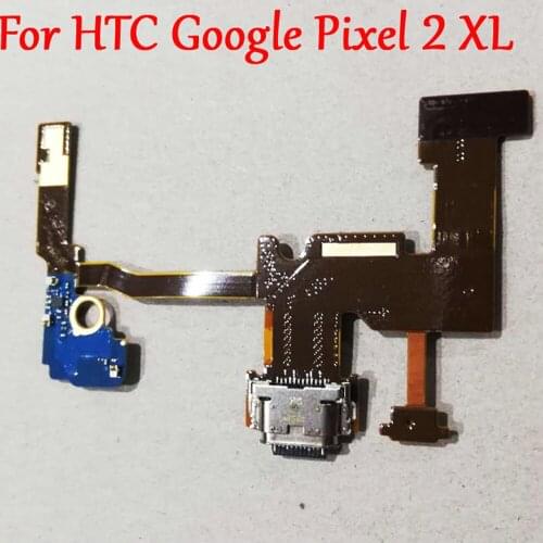 USB Port dock charger charging port connector microphone board Flex Cable For Google Pixel 2 XL 6.0" Accessory Bundles Parts