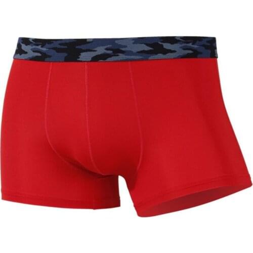 Men Camo U Convex Pouch Elastic Breathable Boxers Briefs Underwear Underpants
