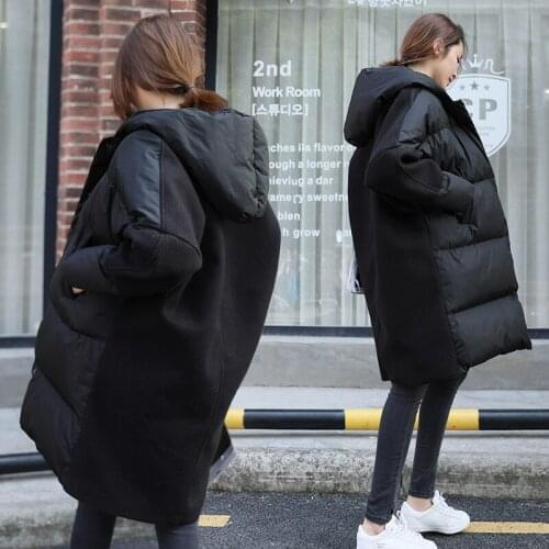 Women Winter Coat Jacket Warm Parkas Female Overcoat High Quality 2020 New Patchwork Cotton Padded Coat Outwear LX1078