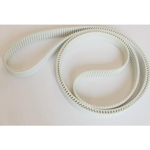 3PCS PU Belt HTD 5M-7650-12mm Closed loop band closed loop PU Drive Belt white color width 12mm 3D printer CNC