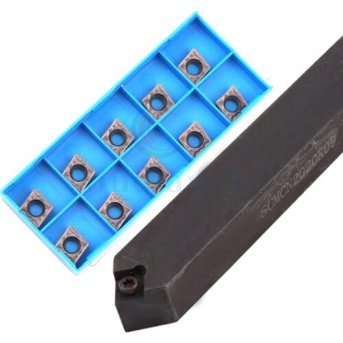 SCMCN1616H09 SCMCN2020H09 CNC turning tool 50°sharp knife rhombus external cylindrical toolholder+CCMT CCGT Carbide lathe insert