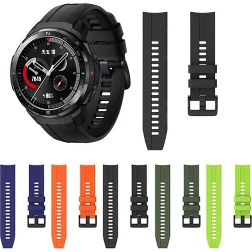 Silicone Strap For Huawei Honor Magic 2 46mm GS PRO Smart Band Bracelet Straps For Honor GS Pro Wristband Correa