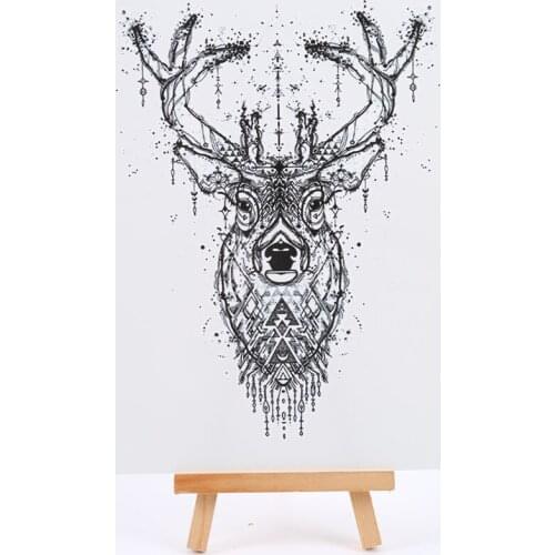 Reindeer waterproof temporary tattoos flash tattoo stickers tattoo sleeve harajuku maquiagem beauty body feminina tatouage tatoo
