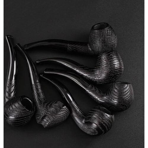 High-grade oak Pipe Chimney1Pcs Filter Long Smoking Pipes Tobacco Pipe Cigar Gifts Narguile Gift Grinder Smoke Mouthpiece