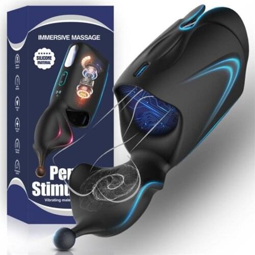 10 Speed vibrators for men Silicone charging Penis Trainer Male masturbators Delay Lasting Erection Masturbation Cup