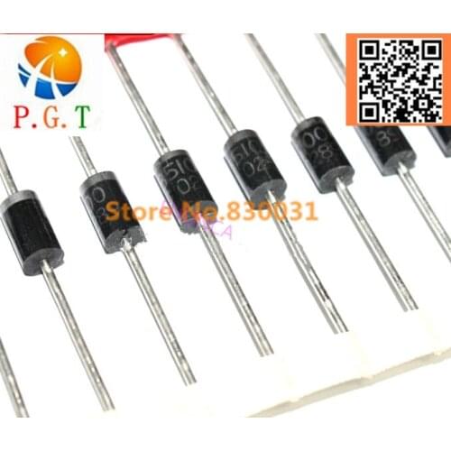 100pcs SB5100 DIODE SCHOTTKY 100V 5A DO201AD Rectifiers Single 100% new and original