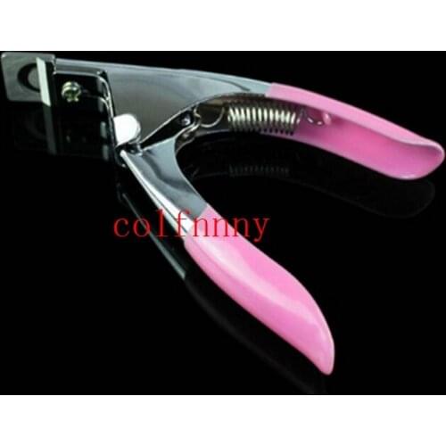 300pcs/lot New red Manicure Tool Acrylic UV Gel False Nail Clipper /Nail Edge Cutter Tips