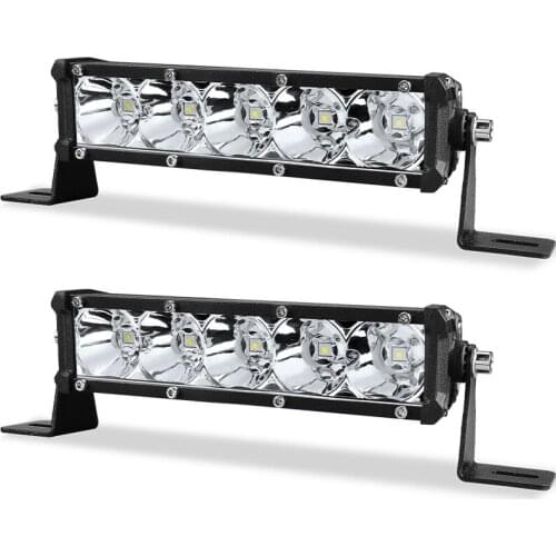 7 inch Offroad Led Light Bar Ultra Slim Work light 12V 24V Single Row 4x4 Truck ATV Car Roof Offroad Driving Light Bar
