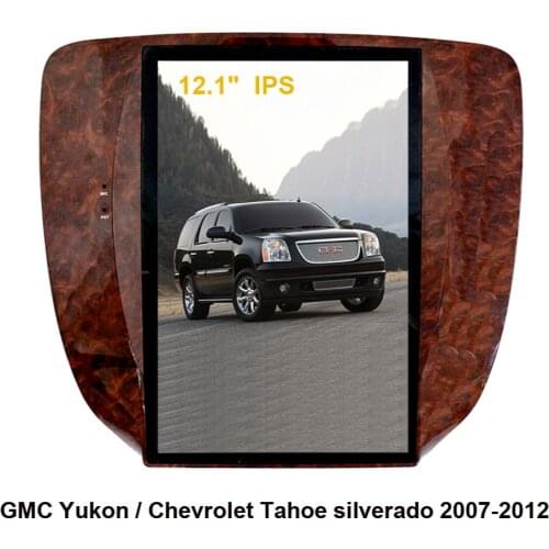 Car radio player Tesla style Screen Android 9.0 Car GPS Navigation For GMC Yukon/ Chevrolet Tahoe/Chevrolet silverado 2007-2012