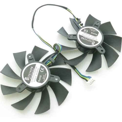 DC BRUSHLESS FAN 85mm 4Pin VGA Fan For ZOTAC RTX 2060 HB GTX1660 1660ti OC HA Graphics Card Cooling Fan