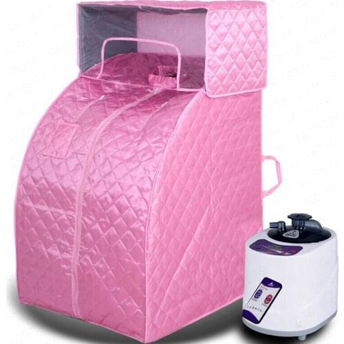 Household Steam Sauna Bath Month Sweat Box Fumigation Machine Single Folding Detox Steamer Room Bucket