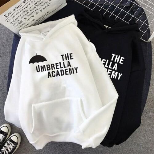 Umbrella Academy Harajuku Hoodie Womens Graphic Diego Cha-Cha Anime Hoodie Funny Cartoon Long Sleeve Casual 90s Top Tee Female