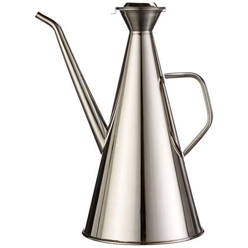 IBILI 709710-Iberica oil 1 litre, stainless steel, for storing and pouring cooking oil