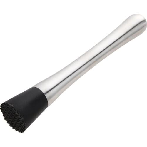 Cocktail Muddler Stainless Steel Bar Home Mixer Utensils And Accessories Mojito Cocktail DIY Fruit Juice Muddler Crushed Ice Bar