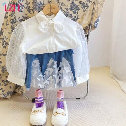 LZH Sweet Toddler Girls Clothes Set For Children Autumn Clothing Long Sleeve 2Pcs Outfit For Kids Suit 3-6 Year Costume For Girl